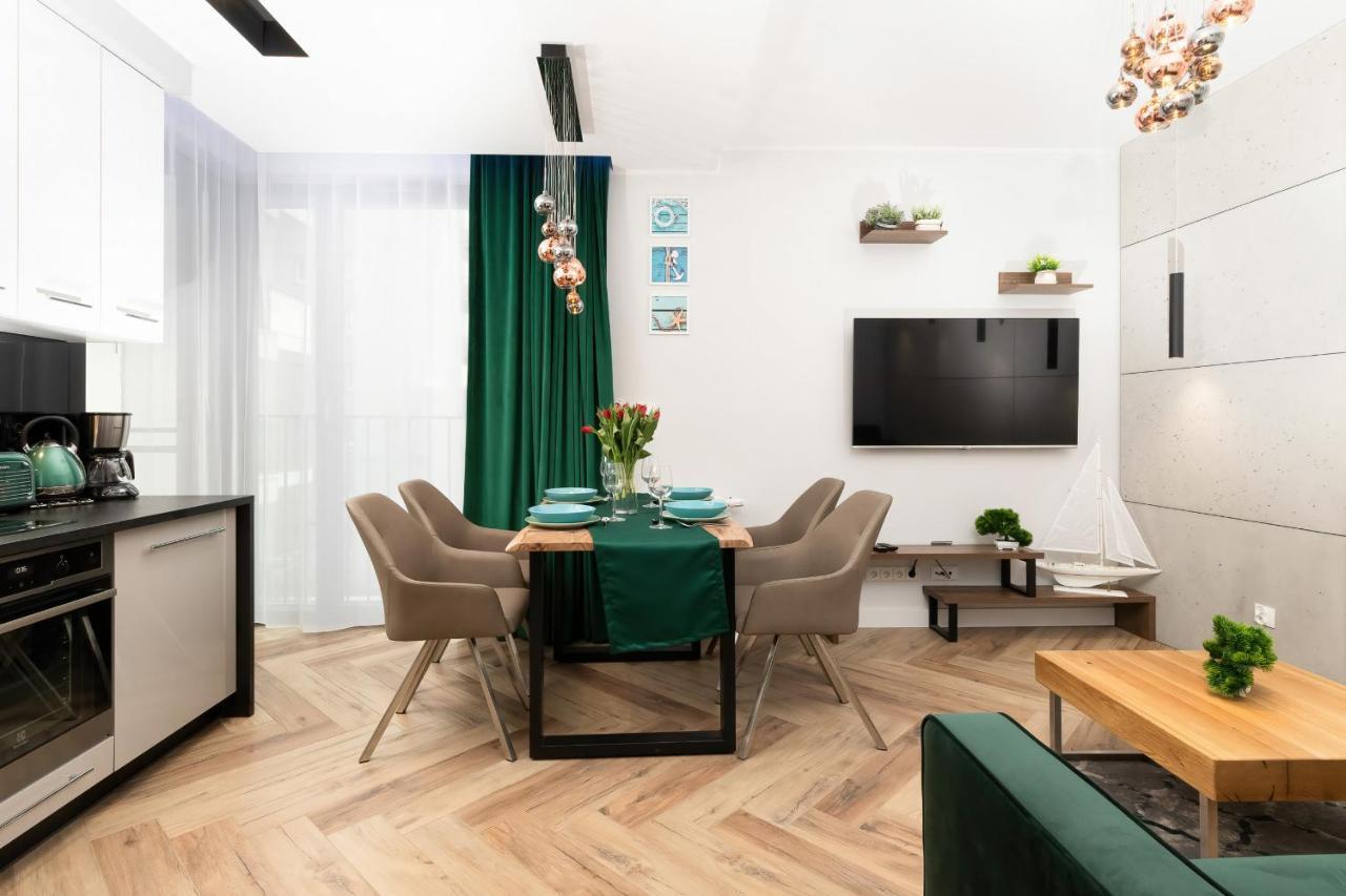 Klimatyczny Apartament W Centrum Gdanska Экстерьер фото